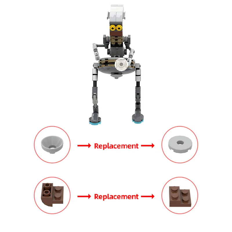 (Gobricks version) 101pcs MOC TODO-360 Droid LEGO Compatible - Image 8