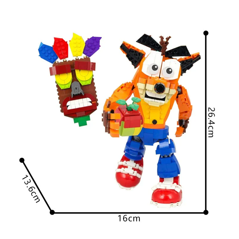 (Gobricks version) 1028pcs MOC-41933 Crash Bandicoot - Image 5