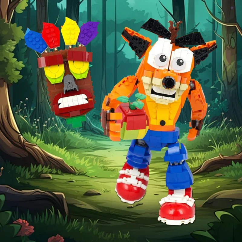 (Gobricks version) 1028pcs MOC-41933 Crash Bandicoot - Image 7