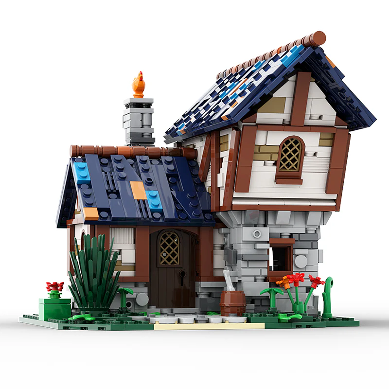 (Gobricks version) 1034pcs MOC Farm Cottage LEGO Compatible - Image 10
