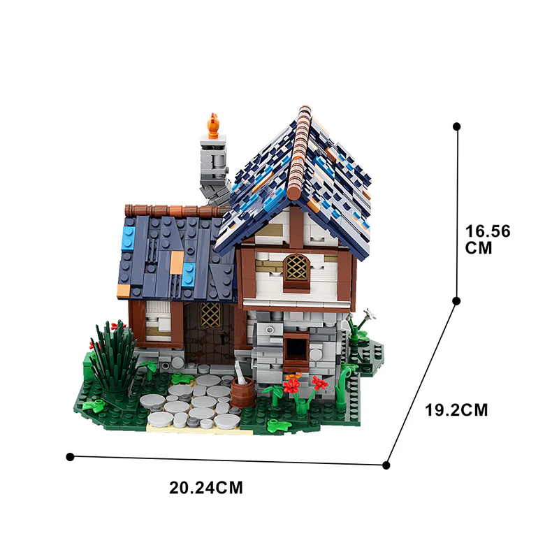(Gobricks version) 1034pcs MOC Farm Cottage LEGO Compatible - Image 2