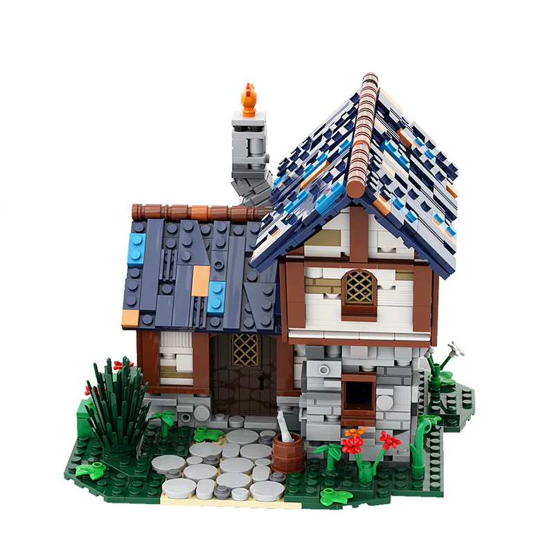 (Gobricks version) 1034pcs MOC Farm Cottage LEGO Compatible - Image 3