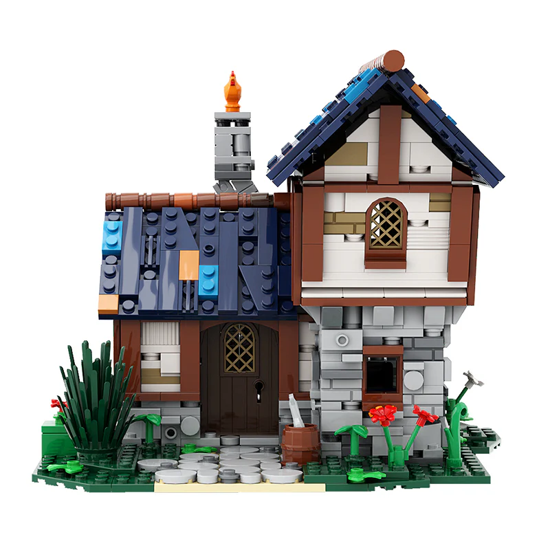 (Gobricks version) 1034pcs MOC Farm Cottage LEGO Compatible - Image 5