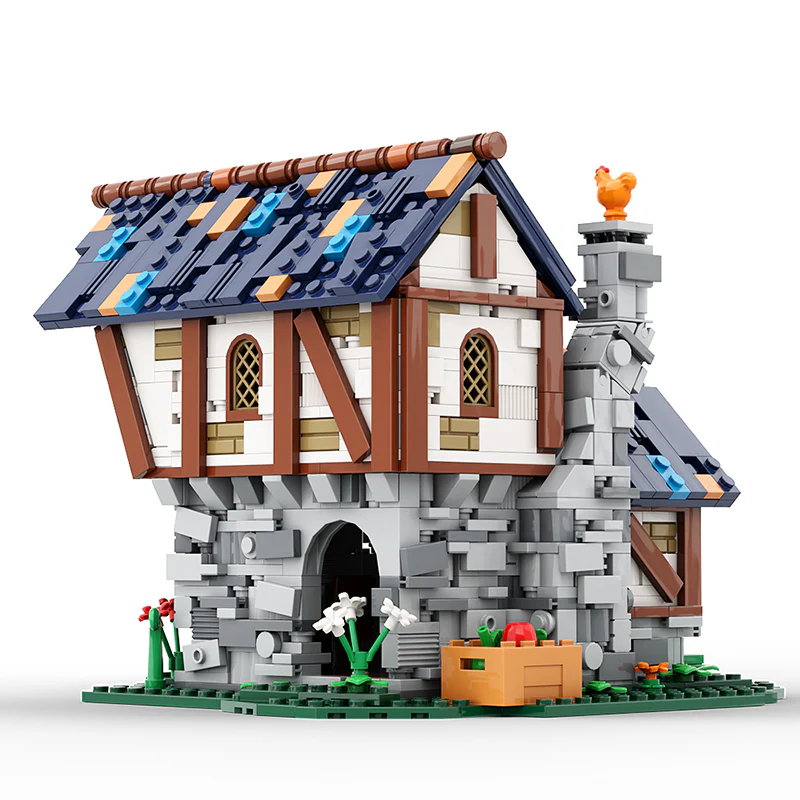 (Gobricks version) 1034pcs MOC Farm Cottage LEGO Compatible - Image 7