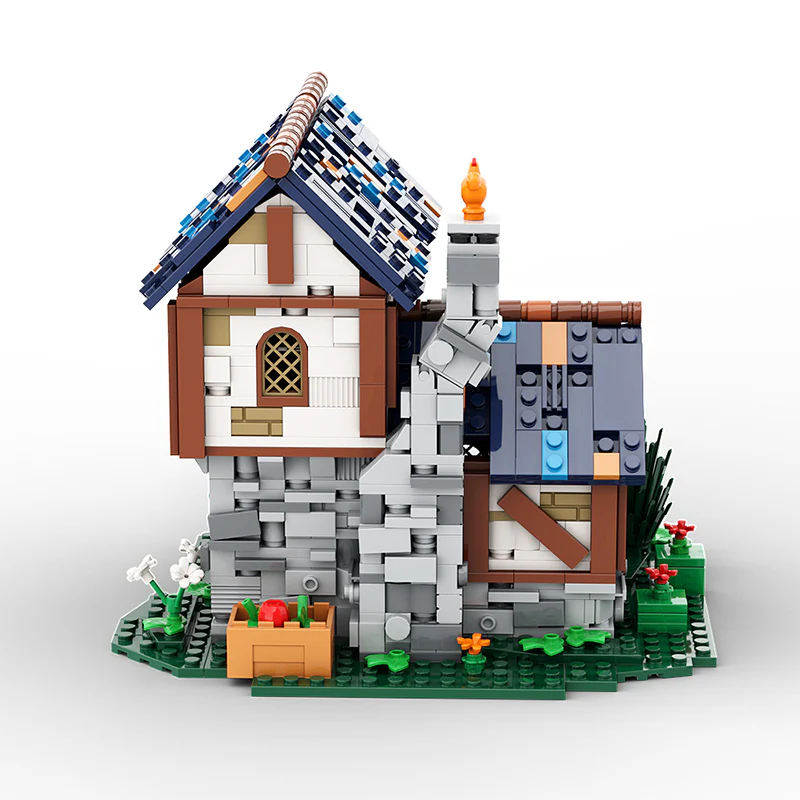 (Gobricks version) 1034pcs MOC Farm Cottage LEGO Compatible - Image 8