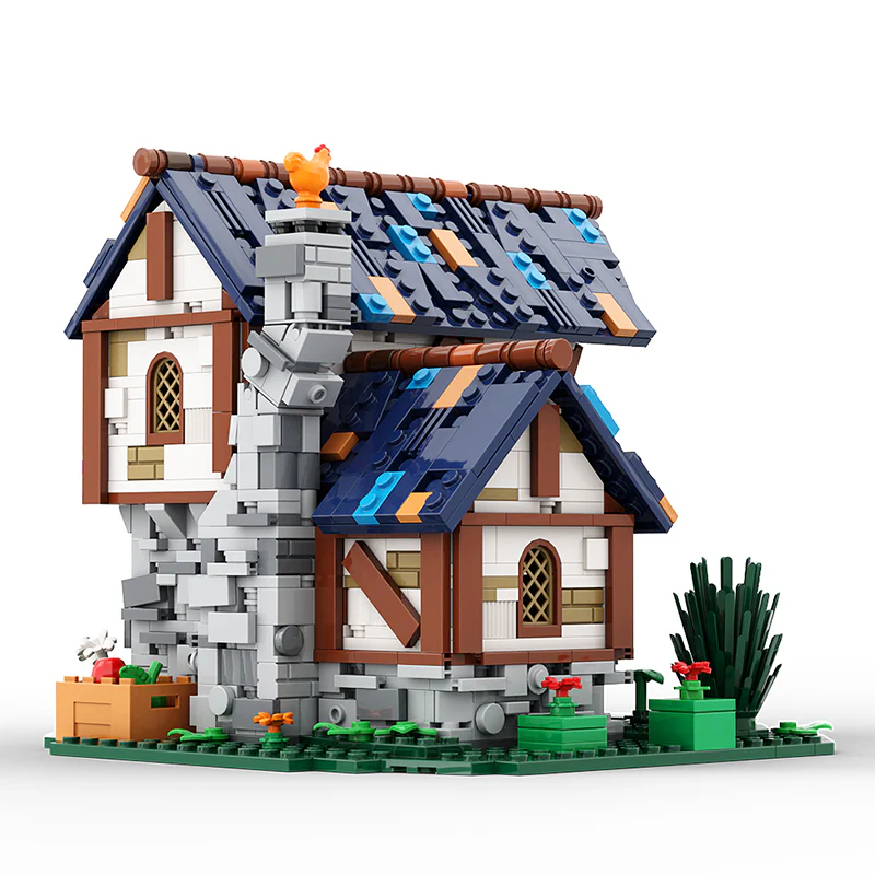 (Gobricks version) 1034pcs MOC Farm Cottage LEGO Compatible - Image 9