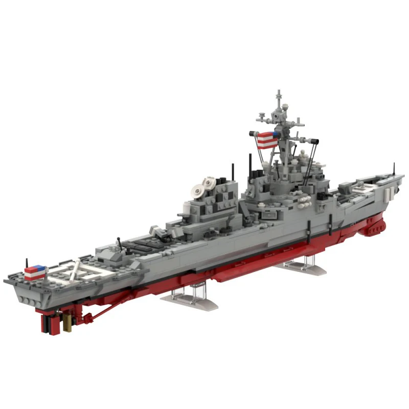 (Gobricks version) 1060pcs MOC-205398 DDG 51 Arleigh Burke - Flight I version - Image 2