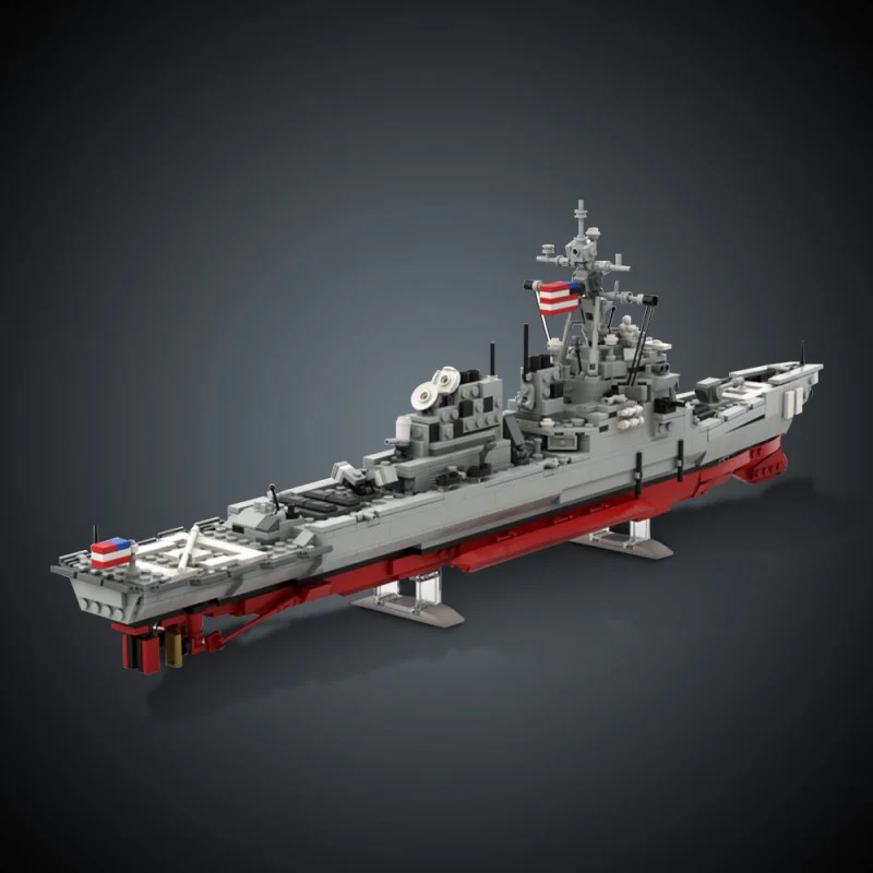 (Gobricks version) 1060pcs MOC-205398 DDG 51 Arleigh Burke - Flight I version - Image 7