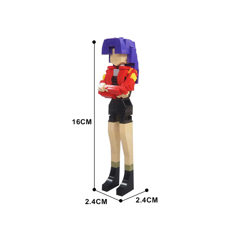 (Gobricks version) 113pcs MOC Misato Katsuragi LEGO Compatible - Image 4