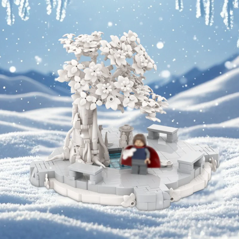 (Gobricks version) 1142pcs MOC-221927 White City Courtyard - Image 10