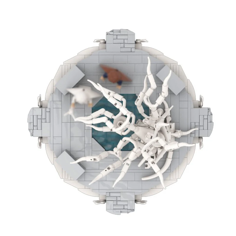 (Gobricks version) 1142pcs MOC-221927 White City Courtyard - Image 3