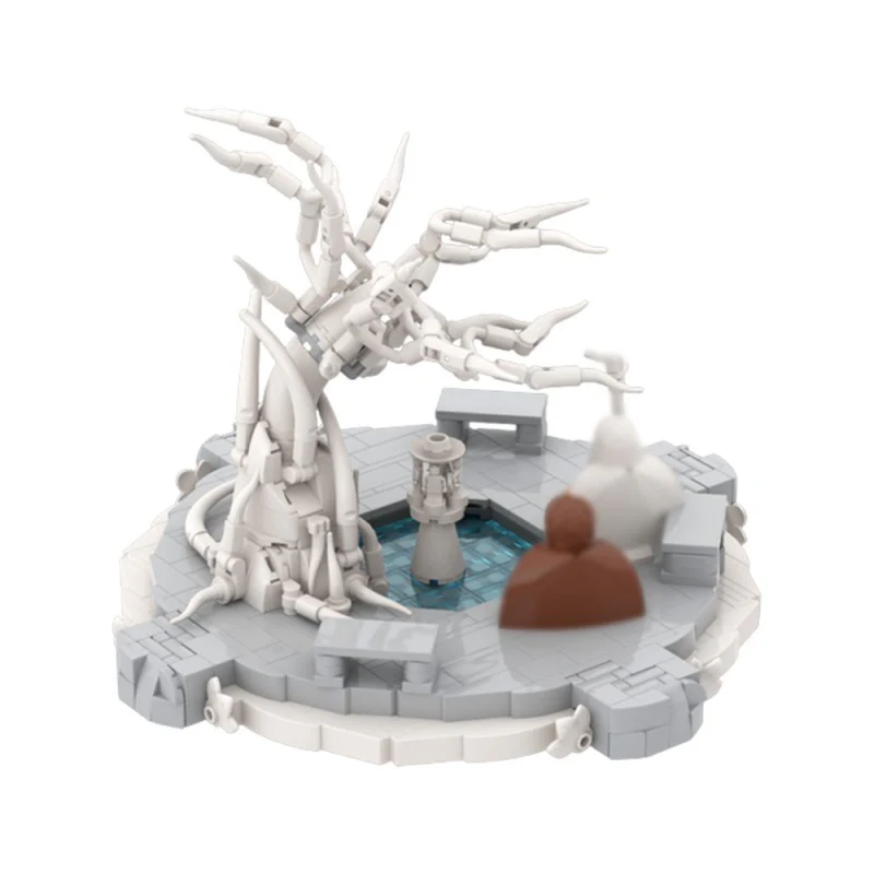 (Gobricks version) 1142pcs MOC-221927 White City Courtyard - Image 4