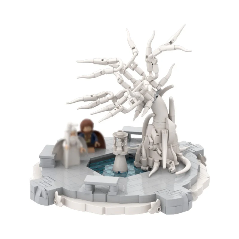 (Gobricks version) 1142pcs MOC-221927 White City Courtyard - Image 5