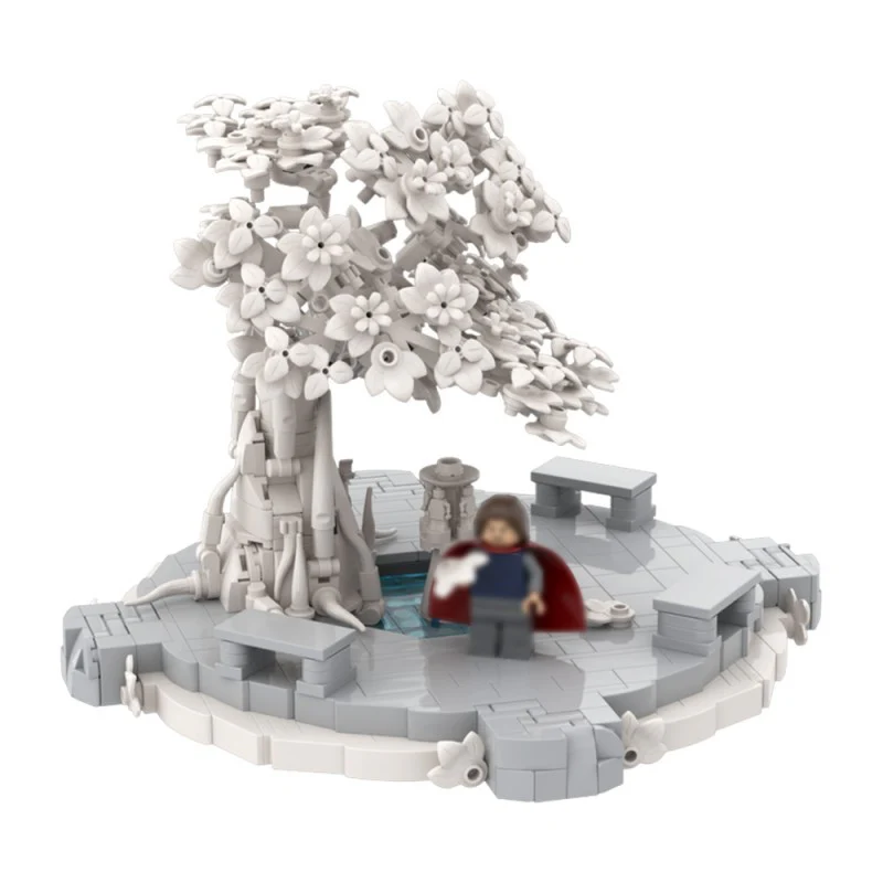 (Gobricks version) 1142pcs MOC-221927 White City Courtyard - Image 6