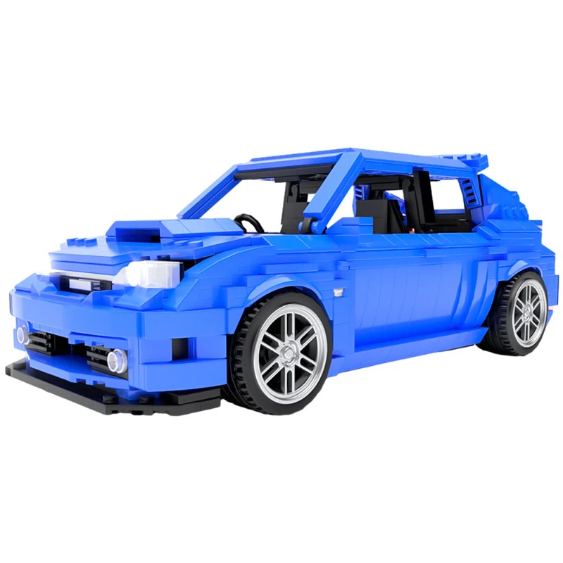 (Gobricks version) 1143pcs MOC Subaru Impreza WRX STI Hatchback GRB LEGO Compatible - Image 2