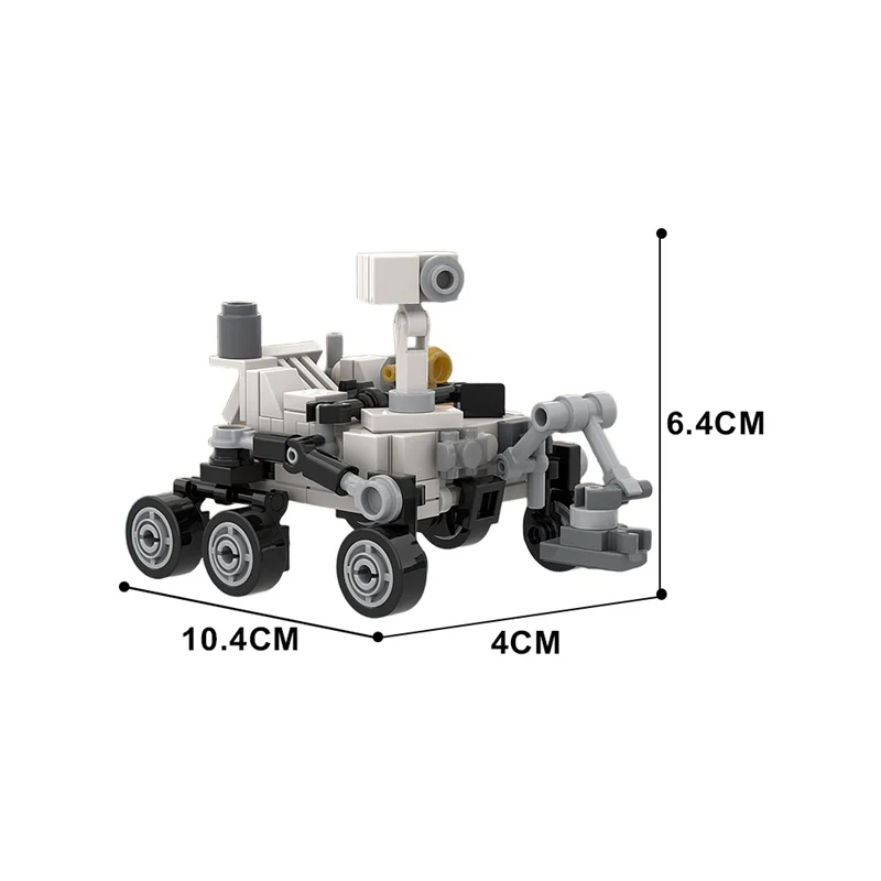 (Gobricks version) 116pcs MOC Curiosity Rover LEGO Compatible - Image 3