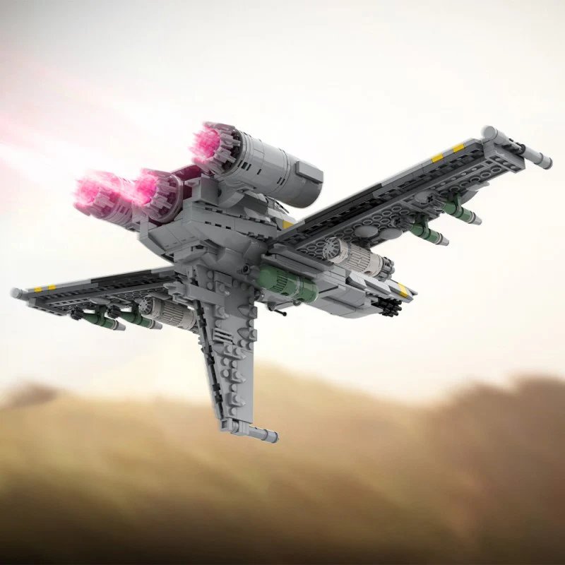 (Gobricks version) 1174pcs MOC Helldivers Eagle Close Air Support LEGO Compatible - Image 12
