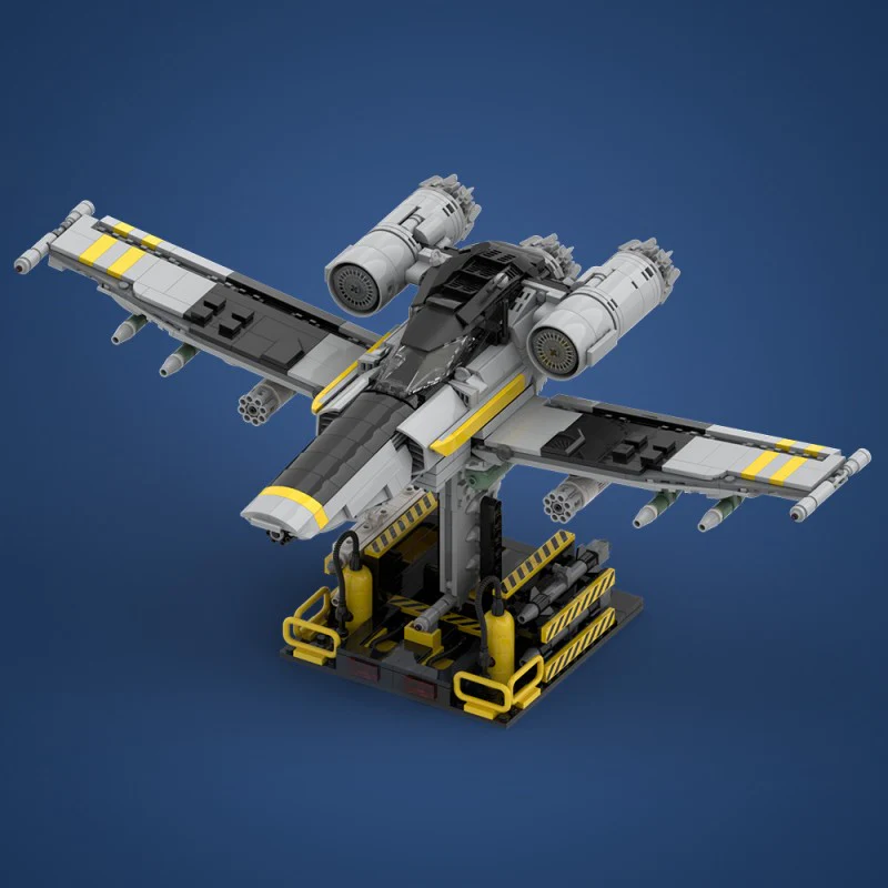 (Gobricks version) 1174pcs MOC Helldivers Eagle Close Air Support LEGO Compatible - Image 13
