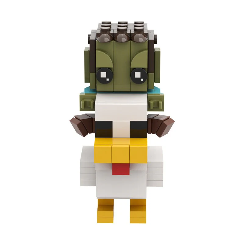 (Gobricks version) 117pcs MOC Chicken Jockey - Image 3