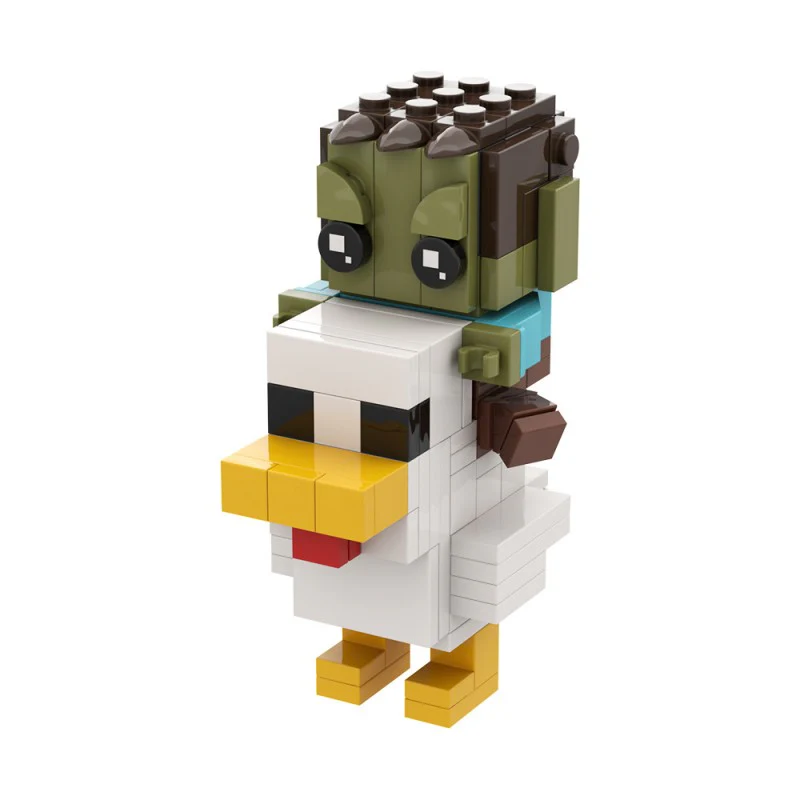 (Gobricks version) 117pcs MOC Chicken Jockey - Image 4