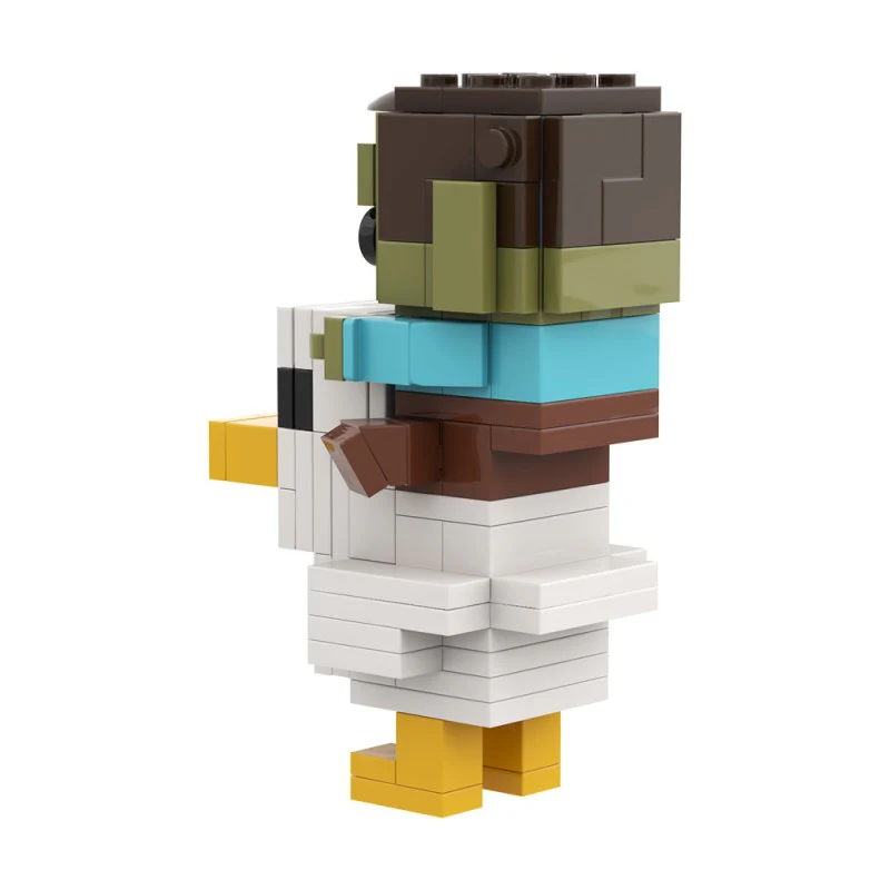 (Gobricks version) 117pcs MOC Chicken Jockey - Image 5