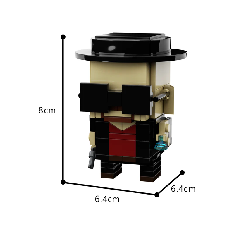 (Gobricks version) 188pcs MOC Nosferatu Count Orlok LEGO Compatible - Image 3