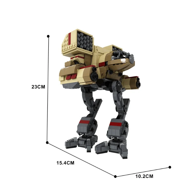(Gobricks version) 1226pcs MOC Mad Cat LEGO Compatible - Image 4