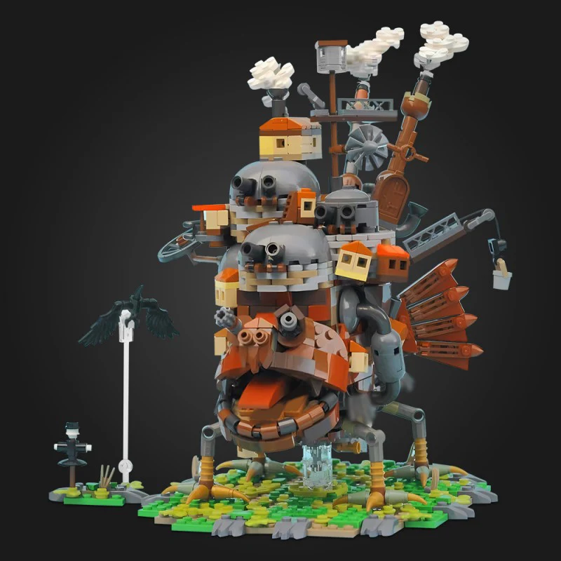 (Gobricks version) 1243pcs MOC Howl's Moving Castle - Image 10