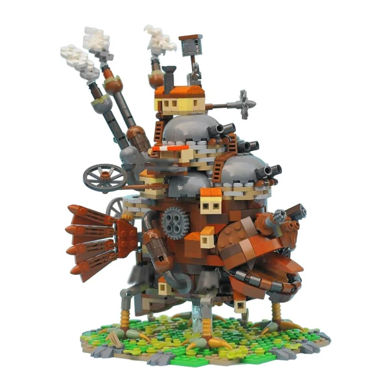(Gobricks version) 1243pcs MOC Howl's Moving Castle - Image 2