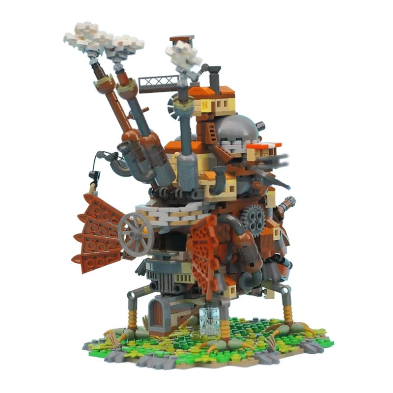 (Gobricks version) 1243pcs MOC Howl's Moving Castle - Image 3