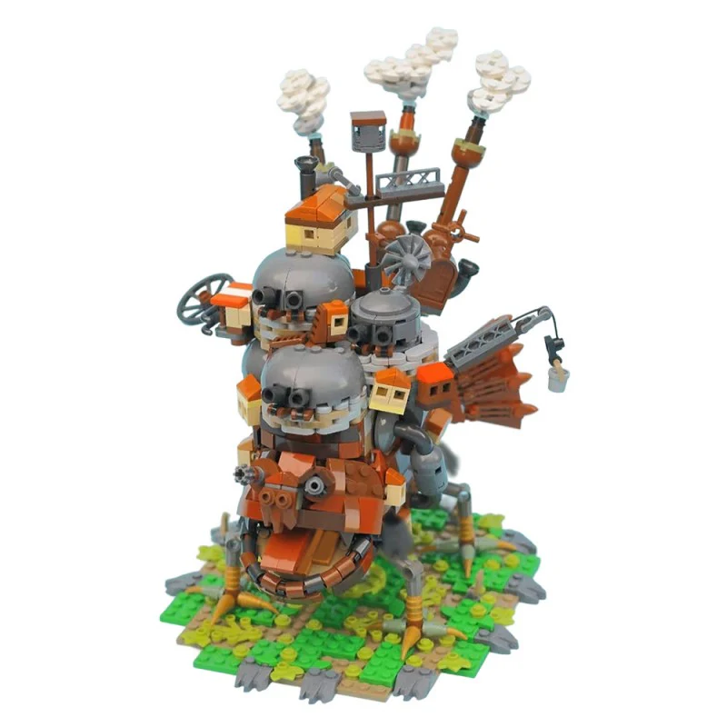 (Gobricks version) 1243pcs MOC Howl's Moving Castle - Image 4