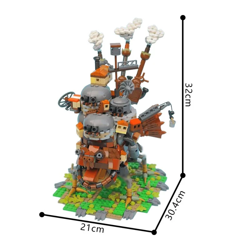 (Gobricks version) 1243pcs MOC Howl's Moving Castle - Image 5