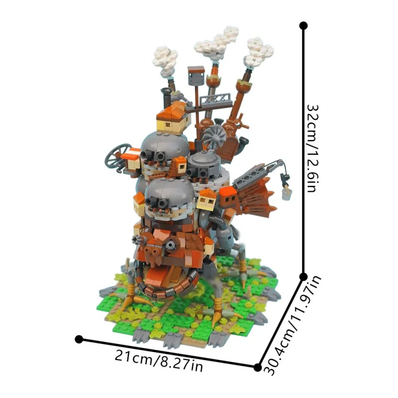 (Gobricks version) 1243pcs MOC Howl's Moving Castle - Image 6