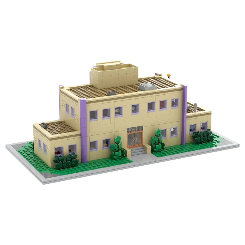 (Gobricks version) 1276pcs MOC Springfield Elementary School - Image 6