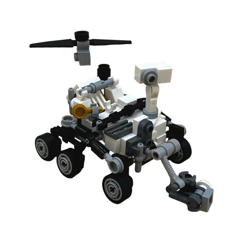 (Gobricks version) 127pcs MOC Perseverance Rover and Ingenuity LEGO Compatible - Image 2