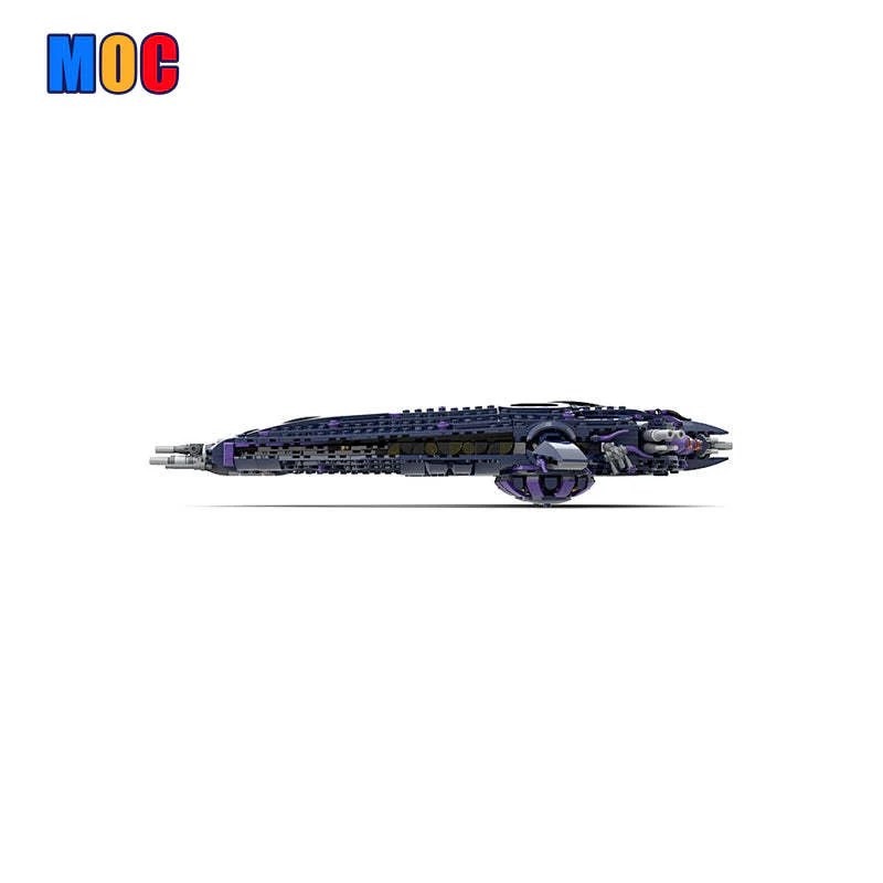 (Gobricks version) 1322pcs MOC Stargate Wraith Hive Ship LEGO Compatible - Image 2