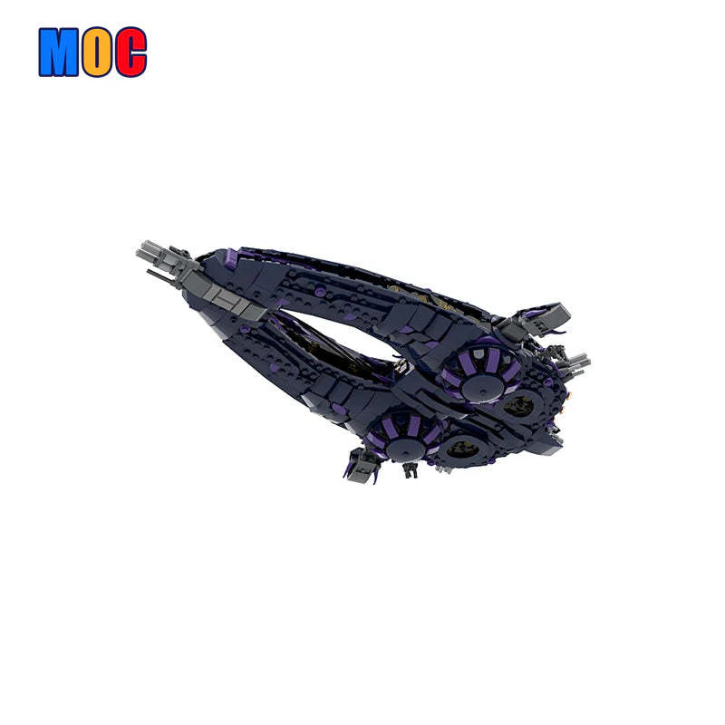 (Gobricks version) 1322pcs MOC Stargate Wraith Hive Ship LEGO Compatible - Image 4