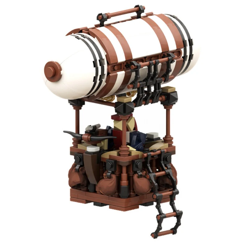 (Gobricks version) 1348pcs MOC Guard Balloon at the Dwarven Lookout LEGO Compatible - Image 6