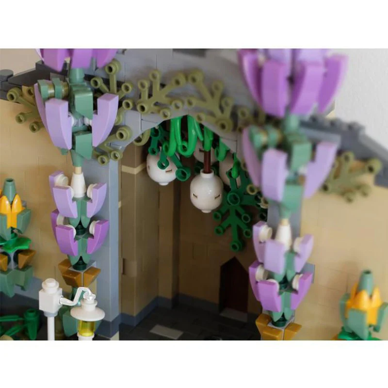 (Gobricks version) 1357pcs MOC Droomvlucht Entrance LEGO Compatible - Image 3