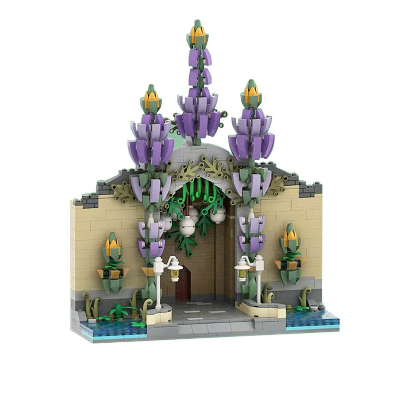(Gobricks version) 1357pcs MOC Droomvlucht Entrance LEGO Compatible - Image 5