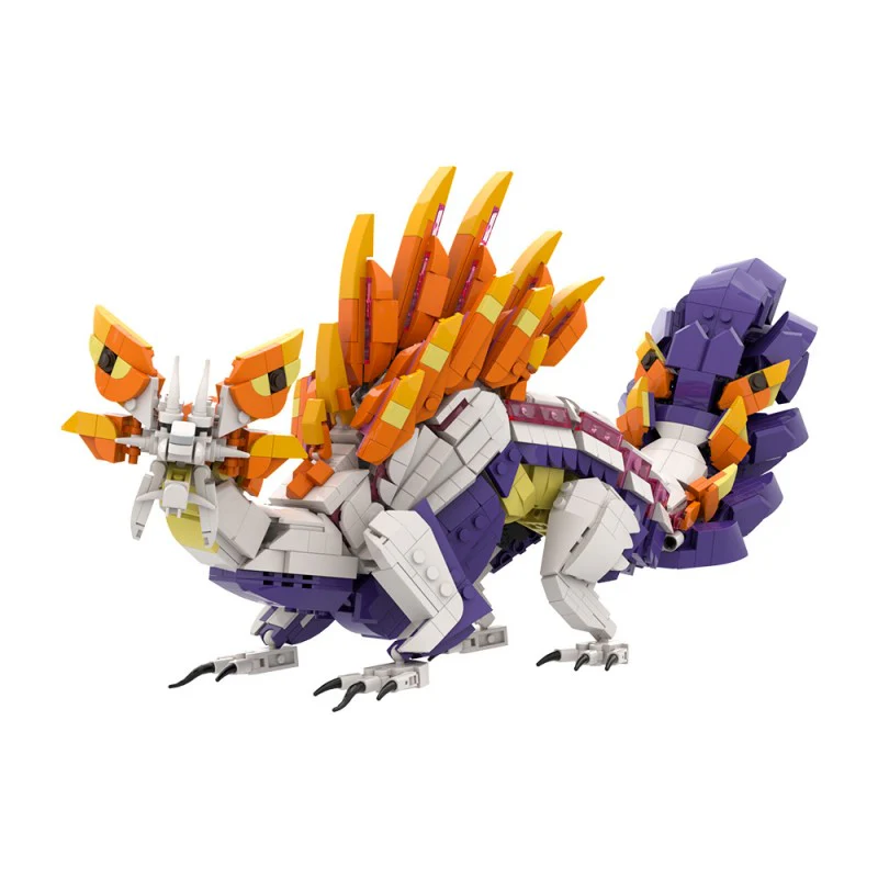 (Gobricks version) 1379pcs MOC Mizutsune Monster Hunter LEGO Compatible - Image 4