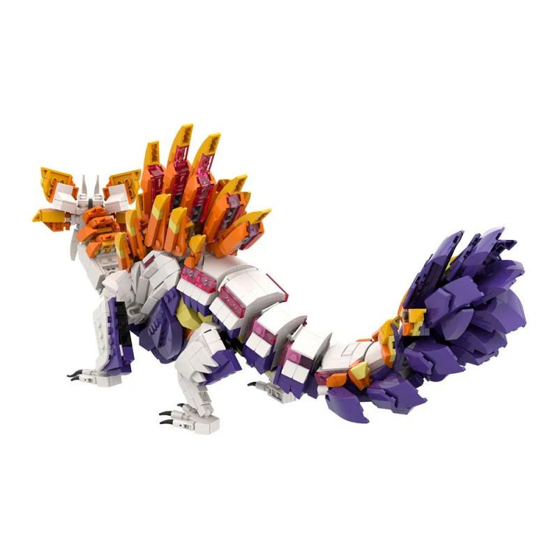 (Gobricks version) 1379pcs MOC Mizutsune Monster Hunter LEGO Compatible - Image 5