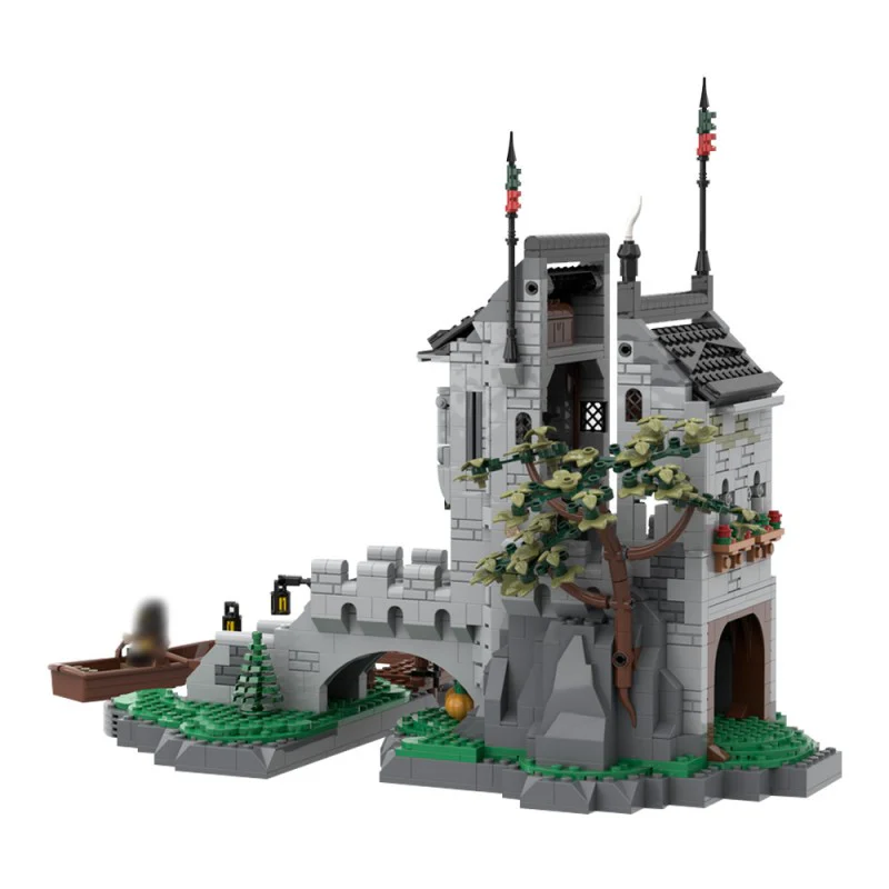 (Gobricks version) 1393pcs MOC-198849 Woolfpack watch Tower - Image 2