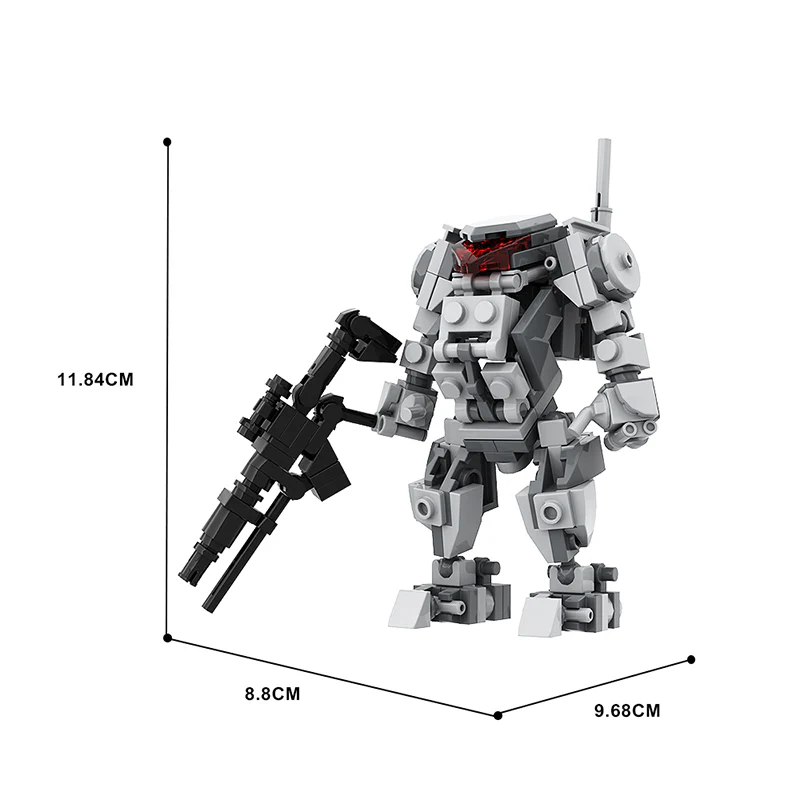 (Gobricks version) 140pcs MOC Mercury Hardsuit LEGO Compatible - Image 2