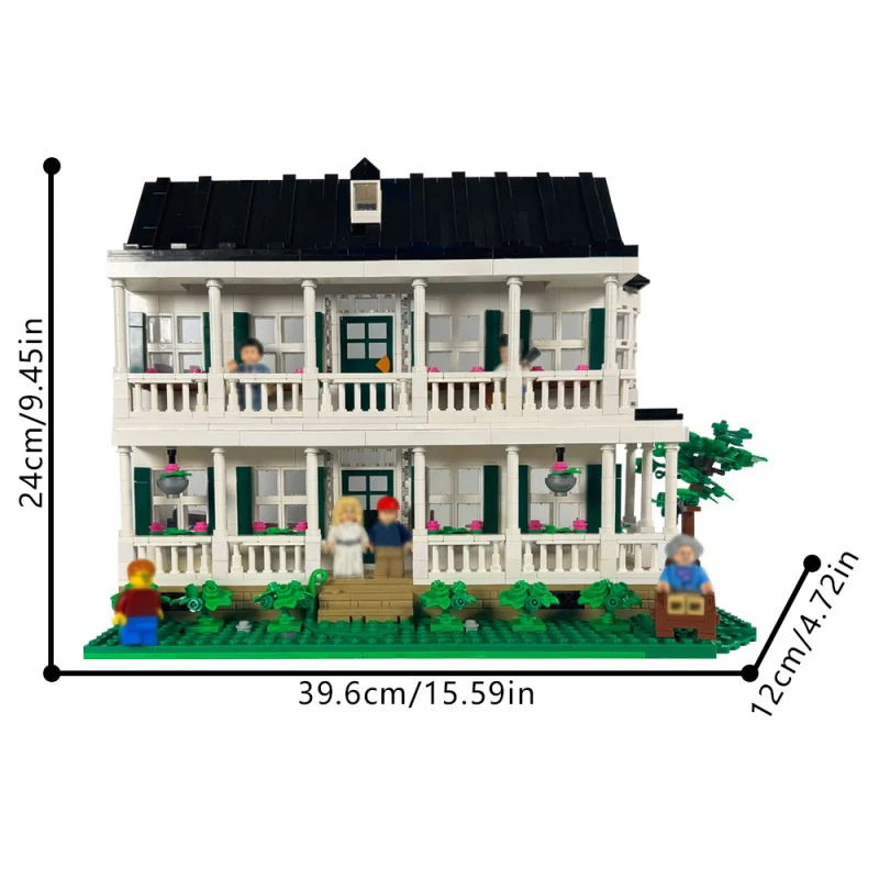(Gobricks version) 1466pcs MOC-226545 Gump Family Home - Image 5