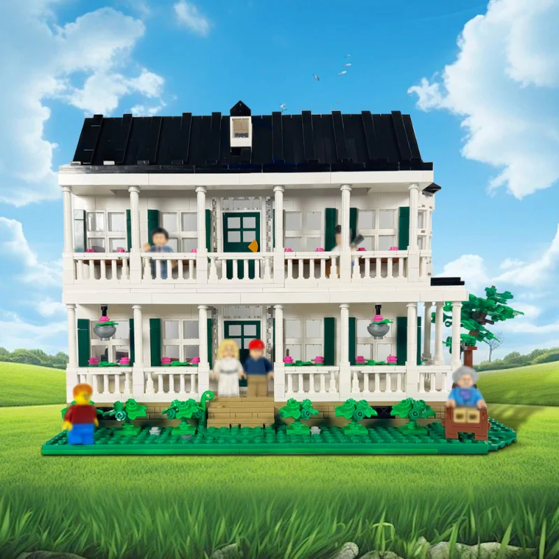 (Gobricks version) 1466pcs MOC-226545 Gump Family Home - Image 6
