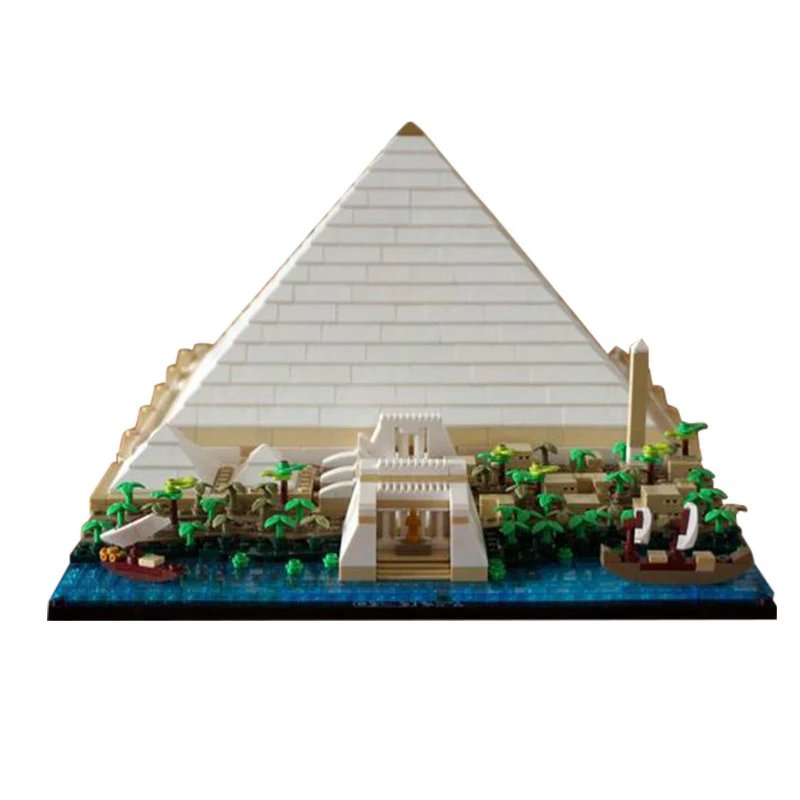(Gobricks version) 1467pcs MOC Building of the Great Pyramid 21058 LEGO Compatible - Image 5