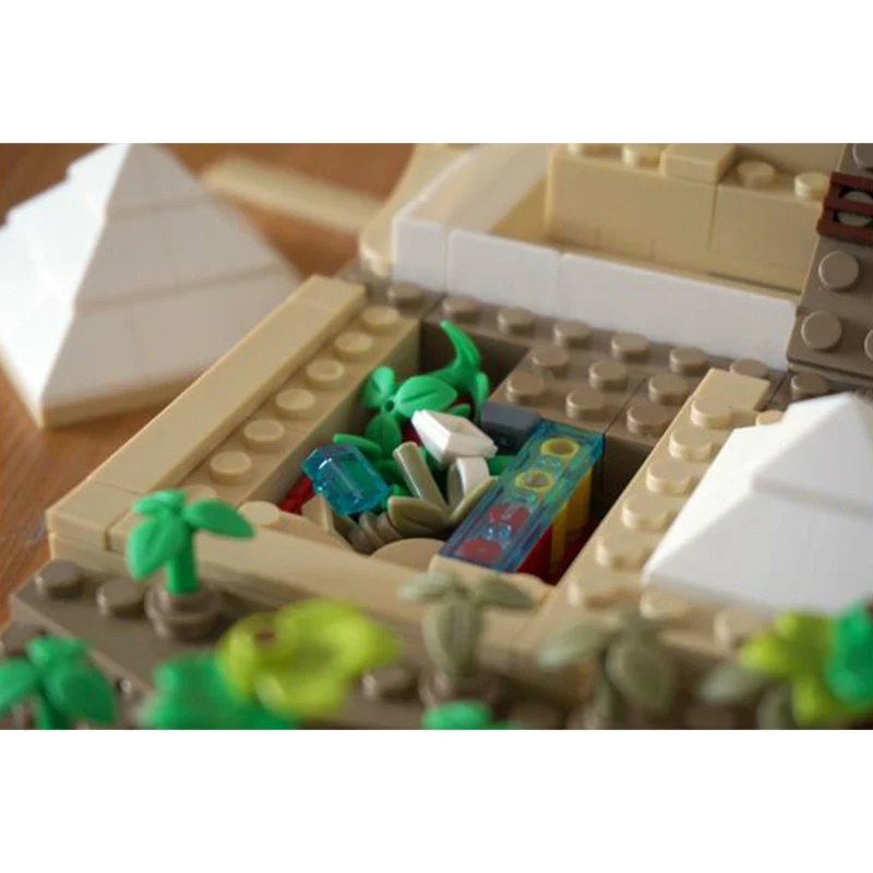 (Gobricks version) 1467pcs MOC Building of the Great Pyramid 21058 LEGO Compatible - Image 6