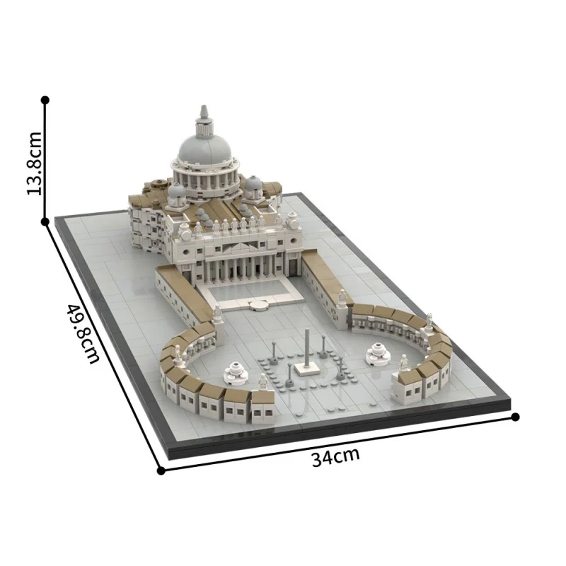 (Gobricks version) 1471pcs MOC-218958 Saint Peter's Basilica - Image 7