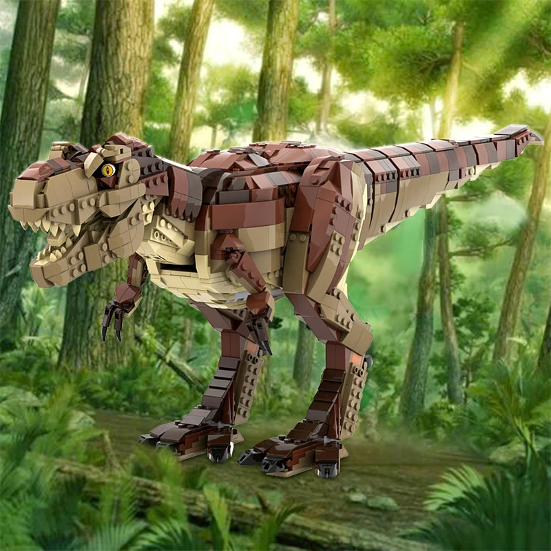 (Gobricks version) 1508pcs MOC T. Rex Redesign 75936 LEGO Compatible - Image 2